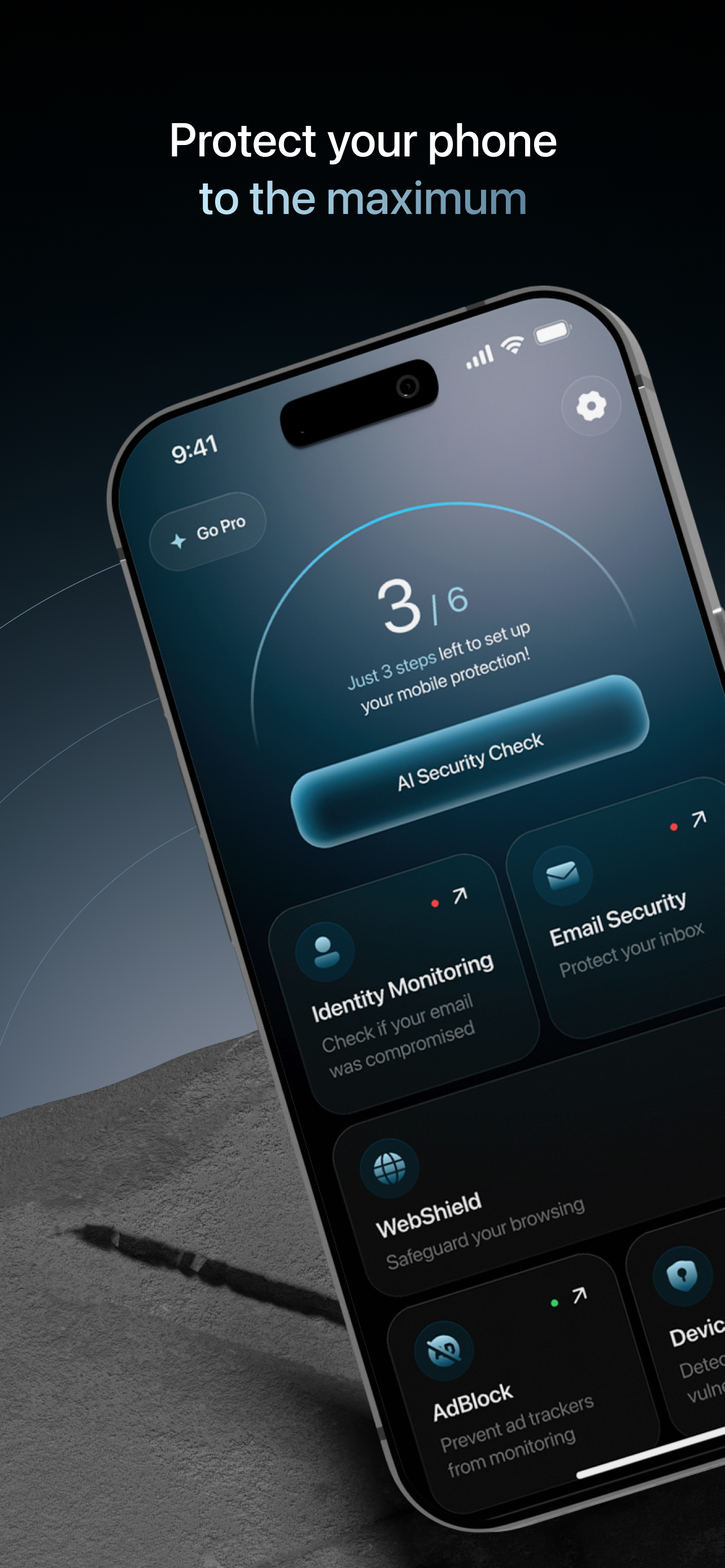 ShieldCore App Screenshot
